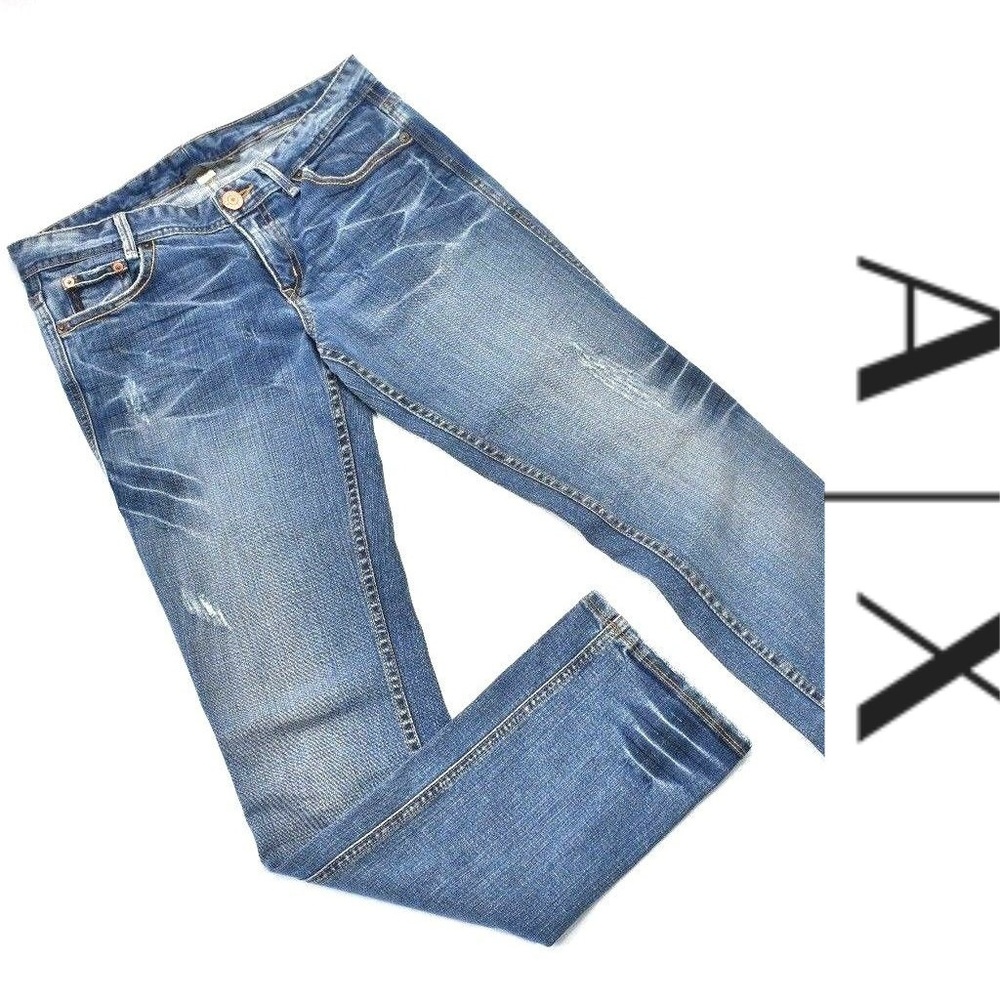 Armani Exchange Distressed Boot Cut Women's Jeans